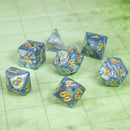 Silver Pearl Dice Set