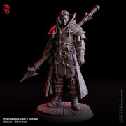 Tempest Cleric Polearm Master, Fighter, Paladin |28mm, 32mm,54mm,75mm,100mm Scales | Player Character Mini | D&D 5e Pathfinder Flesh of Gods - Only-Games