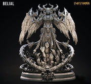 Belial Demon Fallen | 28mm, 32mm Scales| 75mm, 115mm Bases |  Resin Miniature | Dungeons and Dragons | Pathfinder | D&D 5e | Clay Cyanide - Only-Games