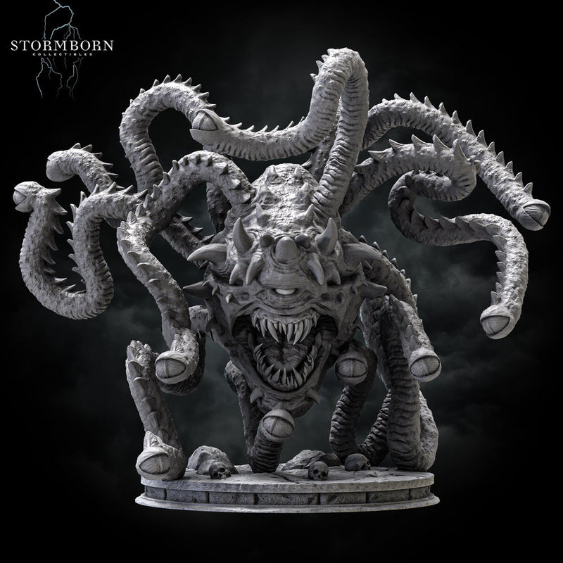 Lord of Beholders, Eye Tyrant, Sphere of many Eyes, D&D 5e Resin Miniature | 28mm, 32mm Scales | Pathfinder | DnD | Stormborn Collectibles - Only-Games