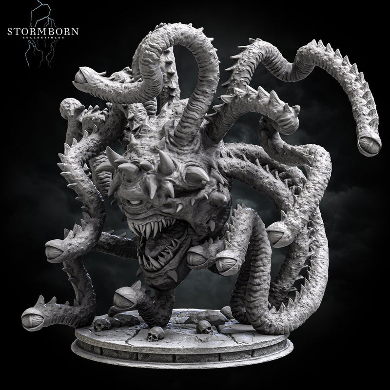 Lord of Beholders, Eye Tyrant, Sphere of many Eyes, D&D 5e Resin Miniature | 28mm, 32mm Scales | Pathfinder | DnD | Stormborn Collectibles - Only-Games