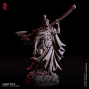 Human Cleric, Hexblade Polearm Master Witch Hunter| Monster Slayer Ranger,| 28mm,32mm,54mm,75mm, 100mm Scales | Figurine mini - D&D 5e - Only-Games