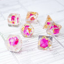 Pink Dinosaurs Filled Dice Set