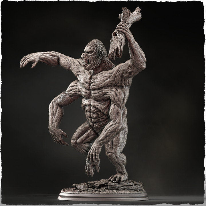Girallon (3 sizes available) Miniature | 28mm ,32mm, 75mm Scale | Pathfinder Figure | DnD 5E | Figurine unpainted | Dungeons & Dragons 5e - Only-Games