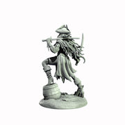 Human Female Pirate, Swashbuckler Rogue, Thief PC NPC Miniature NSFW Topless & Nude versions | 28mm,32mm,54mm,75mm,100mm Scales |DnD 5e - Only-Games