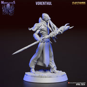 Mind Flayer, Illithid Unpainted Resin Miniature NPC | 28mm, 32mm,54mm,75mm, 100mm Scales | Dungeons and Dragons | Pathfinder | Clay Cyanide - Only-Games