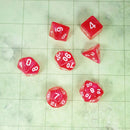 Blush Glitter Dice Set