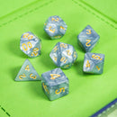 Silver Pearl Dice Set
