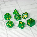 Shamrock Shimmer Dice Set