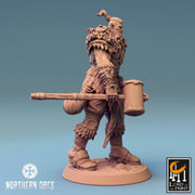 Orc Fighter Barbarian Battle Hammer, Half-Orc | Scales: 28mm,32mm ,54mm,75mm,100mm  Megaboss | Dungeons & Dragons 5e | Pathfinder - Only-Games