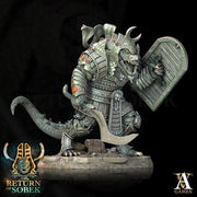 Lizardfolk Crocodilian Lizardman | 28mm, 32mm, 54mm, 75mm, 100mm Scale Resin Miniature | Dungeons and Dragons 5e Miniatures | Pathfinder | - Only-Games