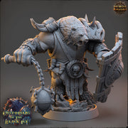 BearFolk Fighter Werebear Humanoid Scales: 5 Sizes /| D&D 5e  | Pathfinder /miniature - Only-Games