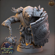 BearFolk Fighter Werebear Humanoid Scales: 5 Sizes /| D&D 5e  | Pathfinder /miniature - Only-Games