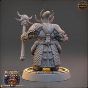 Dwarf Duergar Cleric Wizard | D&D 5e| 28mm,32mm,54mm, 75mm, 100mm Scale | Pathfinder Mini for Painting | Daybreak Miniatures - Only-Games