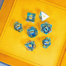 Liquid Core Blue Snake Eye Dice