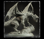Chromatic Green Dragon (4 sizes) D&D  Miniature |  250mm Long,  250mm Wing Span | Resin Dragon Statue | Figurine | Dungeons and Dragons 5e - Only-Games