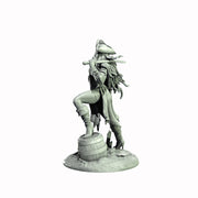Human Female Pirate, Swashbuckler Rogue, Thief PC NPC Miniature NSFW Topless & Nude versions | 28mm,32mm,54mm,75mm,100mm Scales |DnD 5e - Only-Games