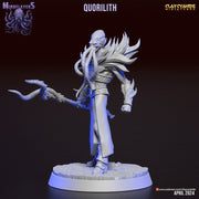 Mind Flayer, Illithid Unpainted Resin Miniature NPC | 28mm, 32mm,54mm,75mm, 100mm Scales | Dungeons and Dragons | Pathfinder | Clay Cyanide - Only-Games