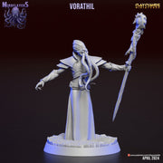 Mind Flayer, Illithid Unpainted Resin Miniature NPC | 28mm, 32mm,54mm,75mm, 100mm Scales | Dungeons and Dragons | Pathfinder | Clay Cyanide - Only-Games