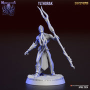 Mind Flayer, Illithid Unpainted Resin Miniature NPC | 28mm, 32mm,54mm,75mm, 100mm Scales | Dungeons and Dragons | Pathfinder | Clay Cyanide - Only-Games