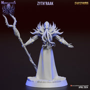 Mind Flayer, Illithid Unpainted Resin Miniature NPC | 28mm, 32mm,54mm,75mm, 100mm Scales | Dungeons and Dragons | Pathfinder | Clay Cyanide - Only-Games