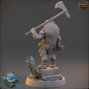 Viking Human Ranger Fighter Axe & Sword PC NPC | 28mm,32mm,54mm,75mm, 100mm Scales | Dungeons and Dragons | Pathfinder | Daybreak Miniatures - Only-Games