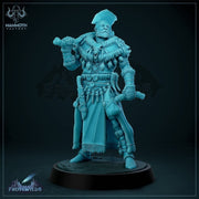 Human Ranger Fighter Barbarian PC / NPC Unpainted | 28mm,32mm,54mm,75mm,100mm Scale | Resin Dungeons and Dragons D&D 5e  | Pathfinder | - Only-Games