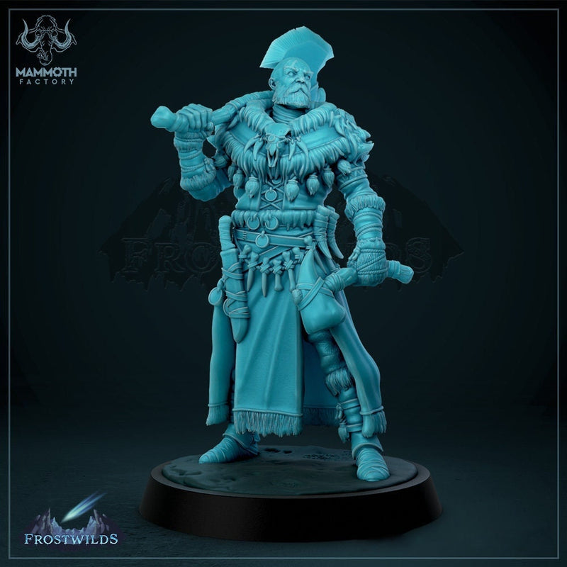 Human Ranger Fighter Barbarian PC / NPC Unpainted | 28mm,32mm,54mm,75mm,100mm Scale | Resin Dungeons and Dragons D&D 5e  | Pathfinder | - Only-Games