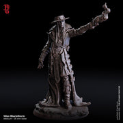 Human Gunslinger Fighter Rogue PC NPC | 28mm, 32mm,54mm,75mm,100mm Scales | Player Character D&D5e Pathfinder Figurine |Flesh of Gods - Only-Games