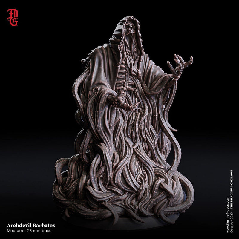 Devil Barbatos, Undead, Demon | 28mm, 32mm,54mm, 75mm,100mm Scale Resin Miniature | Dungeons and Dragons D&D 5e Pathfinder | Flesh of Gods - Only-Games