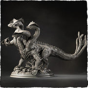 HYDRA 5 heads (2 sizes 28mm, 32mm Scale) D&D  Miniature |  140mm High, 200mm Long,   | Resin Hydra Statue Figurine | Dungeons and Dragons 5e - Only-Games