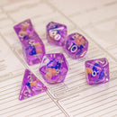 Purple Blue Mushroom Dice Set