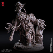 Archdevil Malakar, Demon Lord Fiend | 28mm,32mm,54mm,75mm,100mm Scale  - Boss Monster Mini D&D 5e - Pathfinder Figurine | Flesh of Gods - Only-Games