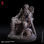 Duty bound Knight, Fighter Short Rest D&D 5e | Scales: 28mm, 32mm ,54mm, 75mm,100mm | Dungeons and Dragons | Pathfinder | Flesh of Gods - Only-Games