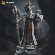 Female Cleric Twilight Domain, Wizard Miniature | 28mm, 32mm,54mm,75mm, 100mm Scales | Dungeons and Dragons Pathfinder | DM Stash - Only-Games