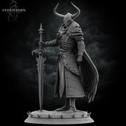 Death Knight, Oathbreaker Paladin Two Handed Great Sword PC NPC | 28mm,32mm,54mm, 75mm, 100mm Scales| Dungeons & Dragons| Pathfinder | - Only-Games