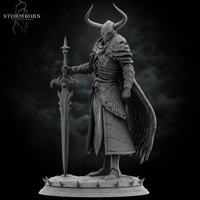 Death Knight, Oathbreaker Paladin Two Handed Great Sword PC NPC | 28mm,32mm,54mm, 75mm, 100mm Scales| Dungeons & Dragons| Pathfinder | - Only-Games