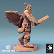 Orc Fighter Barbarian Warcry Sword and Shield, Half-Orc | Scales: 28mm,32mm , 54mm,75mm,100mm  Megaboss | Dungeons & Dragons 5e | Pathfinder - Only-Games