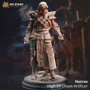 Elf Artificer, Moon Elf,  Pc / NPC Mini | 28mm,32mm,54mm,75mm,100mm Scale | Resin Dungeons and Dragons D&D 5e  | Pathfinder RPG | DM Stash - Only-Games