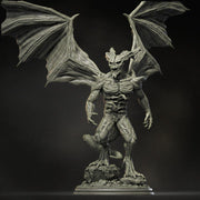 Greater Devil Prime Evil, Demon Lord, Unpainted Miniature | 28mm ,32mm, 54mm, 75mm Scale | Pathfinder | DnD 5E | Dungeons & Dragons 5e - Only-Games