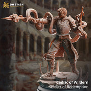 Human Male Fighter Eldritch Knight Gunslinger PC NPC | 28mm, 32mm,54mm, 75mm, 100mm Scales | Dungeons and Dragons | Pathfinder | DM Stash - Only-Games