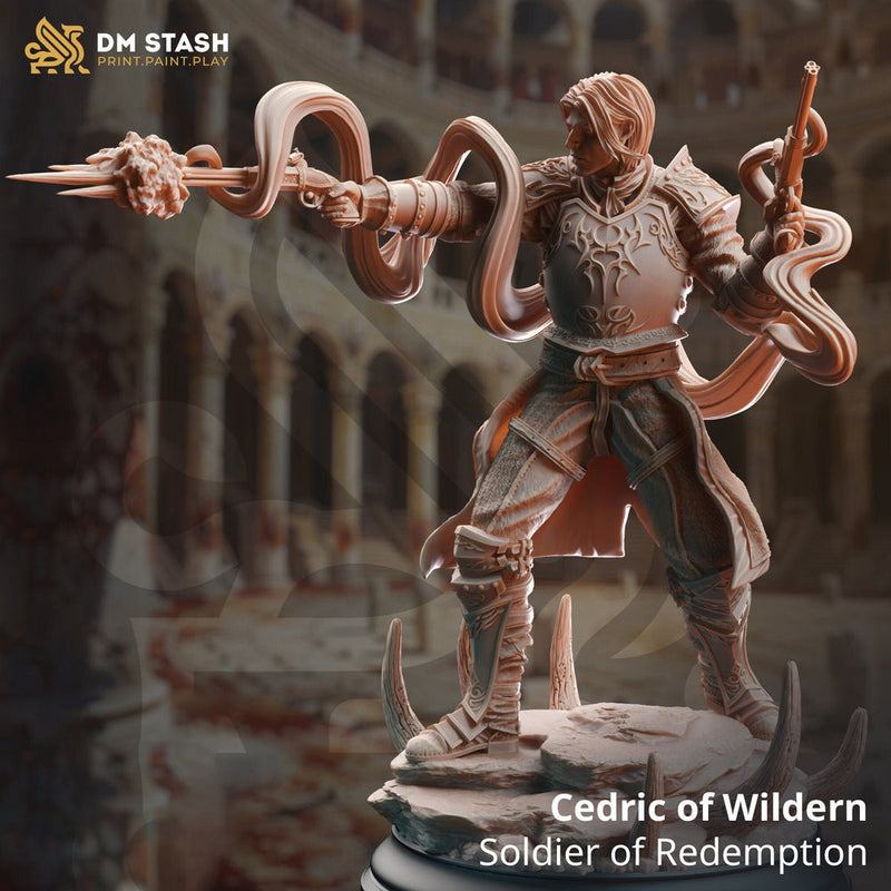 Human Male Fighter Eldritch Knight Gunslinger PC NPC | 28mm, 32mm,54mm, 75mm, 100mm Scales | Dungeons and Dragons | Pathfinder | DM Stash - Only-Games