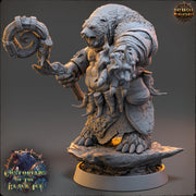 Druid BearFolk  Werebear Humanoid  Scales: 28mm, 32mm,54mm,75mm,100mm | D&D 5e | Dungeons and Dragons | Pathfinder | Daybreak Miniatures - Only-Games