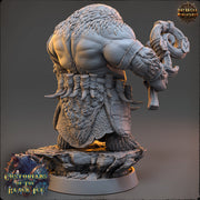 Druid BearFolk  Werebear Humanoid  Scales: 28mm, 32mm,54mm,75mm,100mm | D&D 5e | Dungeons and Dragons | Pathfinder | Daybreak Miniatures - Only-Games