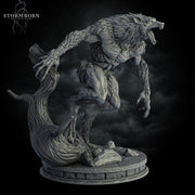 Werewolf Lycanthrope | Scales: 28mm,32mm,54mm,75mm,100mm | D&D 5e Megaboss | Dungeons and Dragons | Pathfinder | Stormborn Collectibles - Only-Games