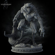 Werewolf Lycanthrope | Scales: 28mm,32mm,54mm,75mm,100mm | D&D 5e Megaboss | Dungeons and Dragons | Pathfinder | Stormborn Collectibles - Only-Games