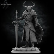 Death Knight, Oathbreaker Paladin Two Handed Great Sword PC NPC | 28mm,32mm,54mm, 75mm, 100mm Scales| Dungeons & Dragons| Pathfinder | - Only-Games