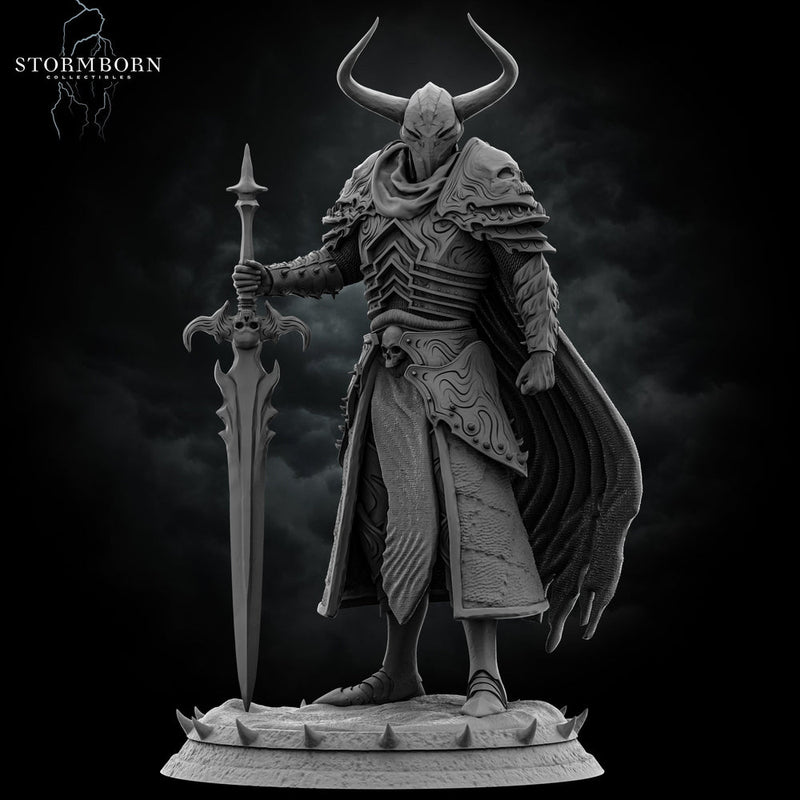 Death Knight, Oathbreaker Paladin Two Handed Great Sword PC NPC | 28mm,32mm,54mm, 75mm, 100mm Scales| Dungeons & Dragons| Pathfinder | - Only-Games