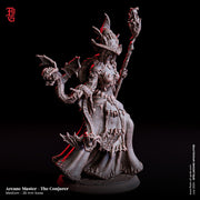 Wizard Conjurer, Warlock, Sorcerer | 28mm, 32mm,54mm, 75mm,100mm Scale  Player Character Mini-D&D 5e Pathfinder Figurine Flesh of Gods - Only-Games