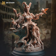 Fae Female Druid Circle of Land PC / NPC Miniature | 28mm, 32mm,54mm,75mm, 100mm Scales | Dungeons and Dragons  5E | Dm Stash - Only-Games